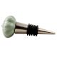 Sage Green Flower Medium Ceramic Melon Wine Stopper